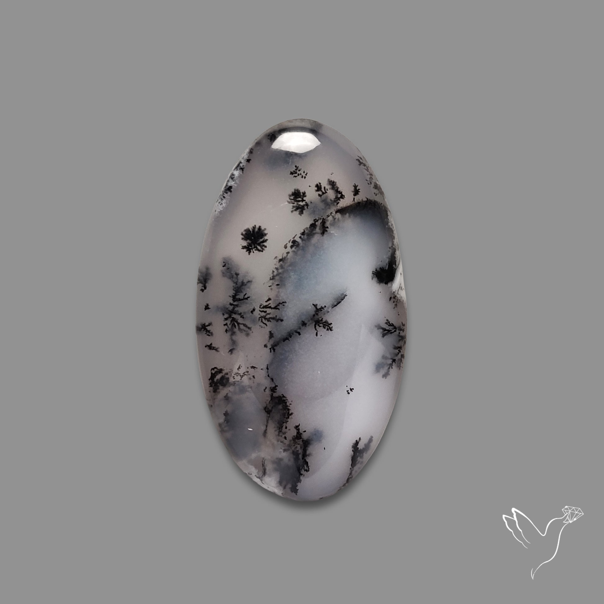 Dendritic Agate Cabochon