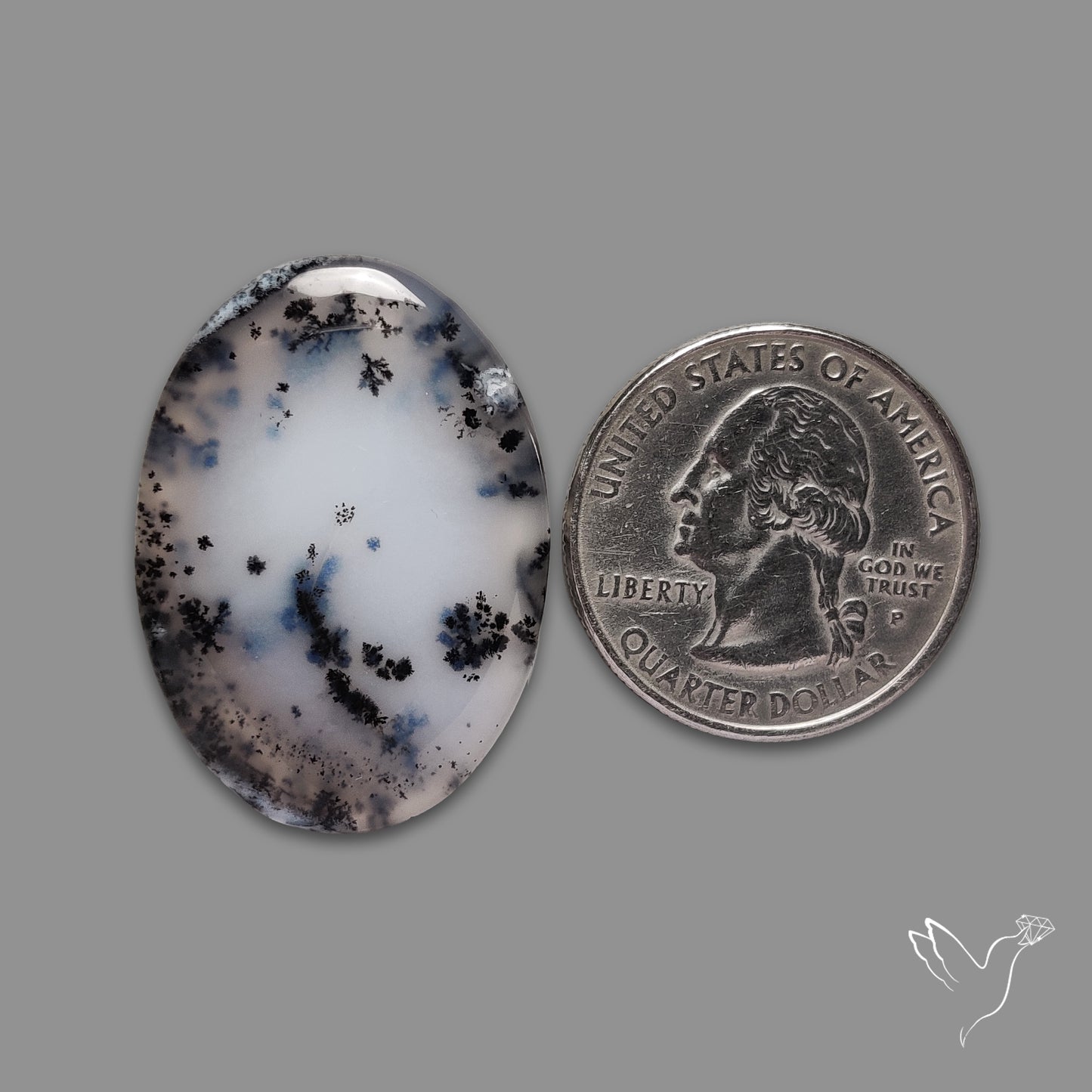 Dendritic Agate Cabochon