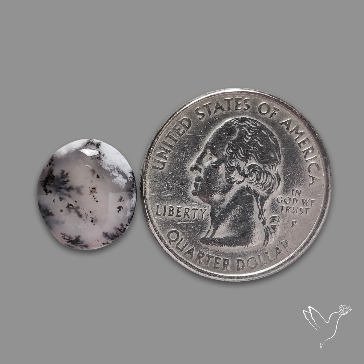 Dendritic Agate Cabochon