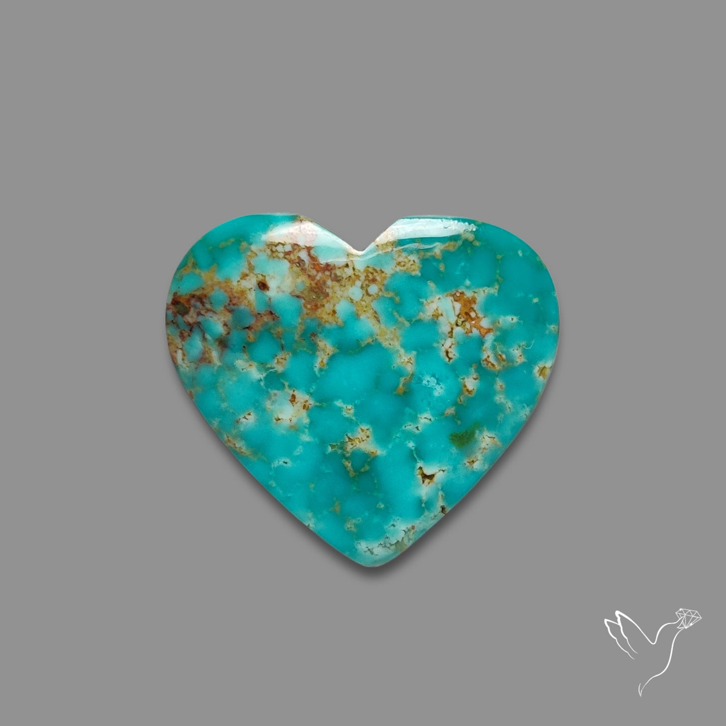 Arizona Patagonia Turquoise Heart Cabochon