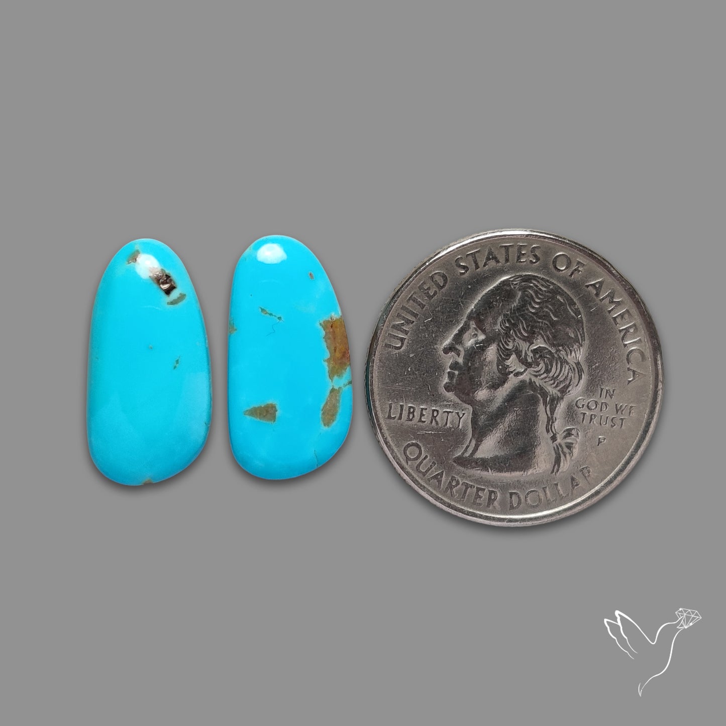 Kingman Turquoise Pair