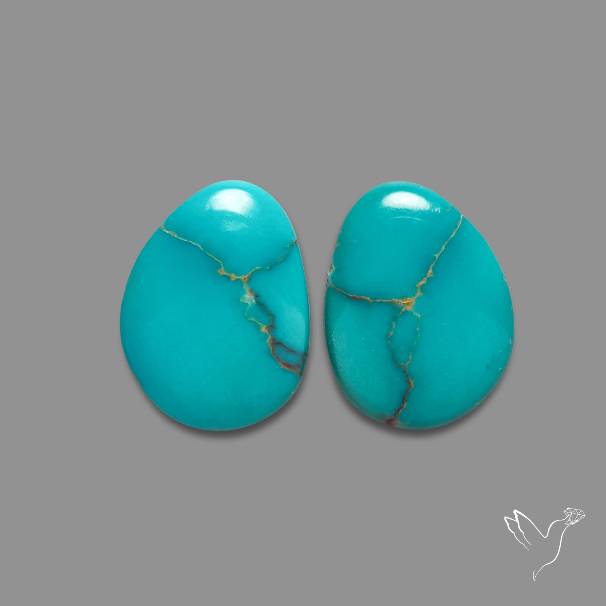 Kingman Turquoise Pair