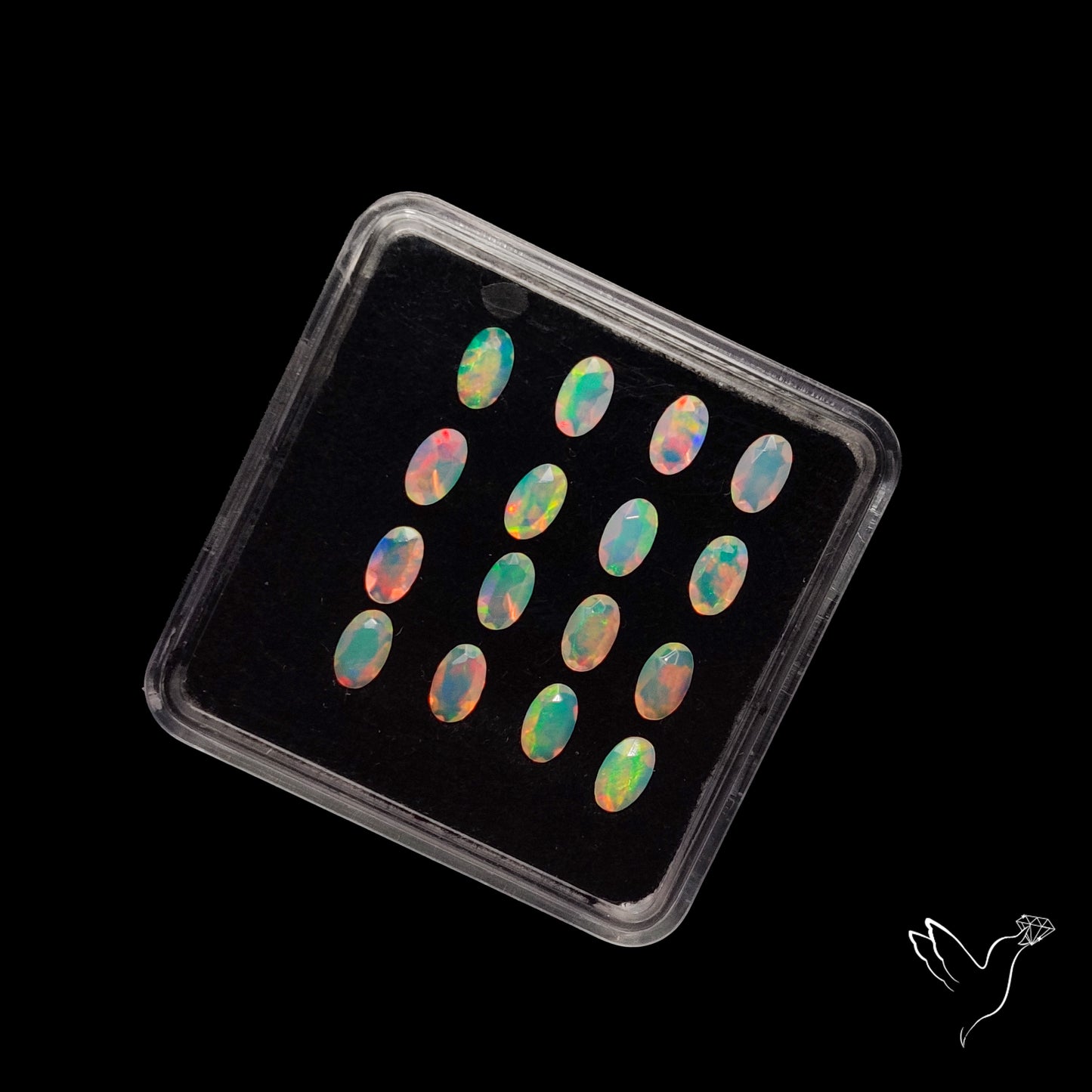 AAA Faceted Ethiopian Opals Set