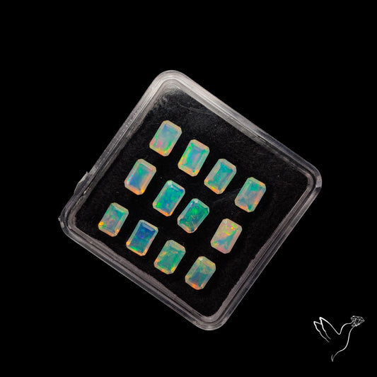 AAA Faceted Ethiopian Opals Set