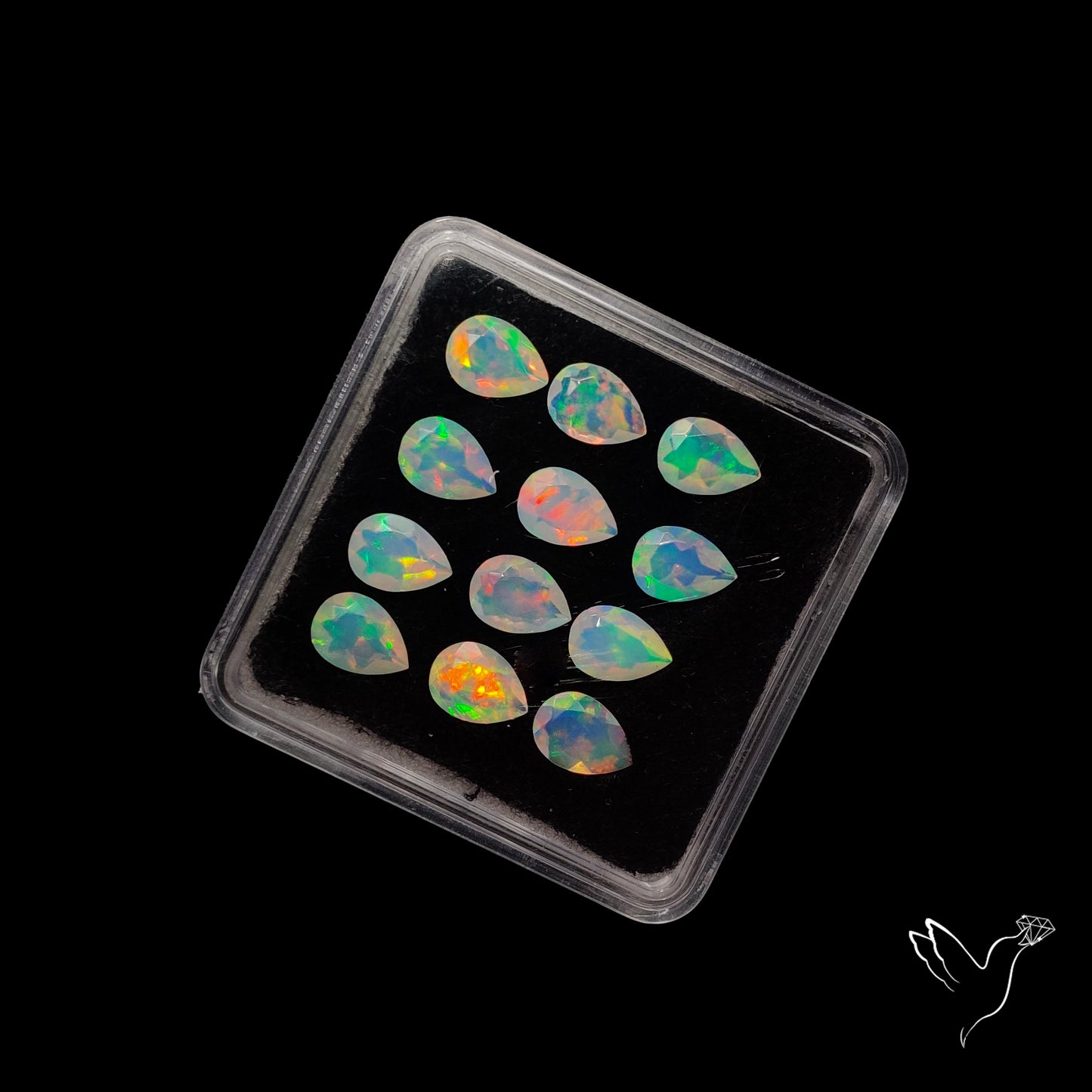 AAA Faceted Ethiopian Opals Set