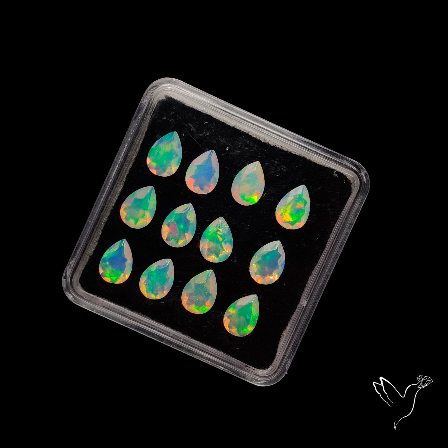AAA Faceted Ethiopian Opals Set
