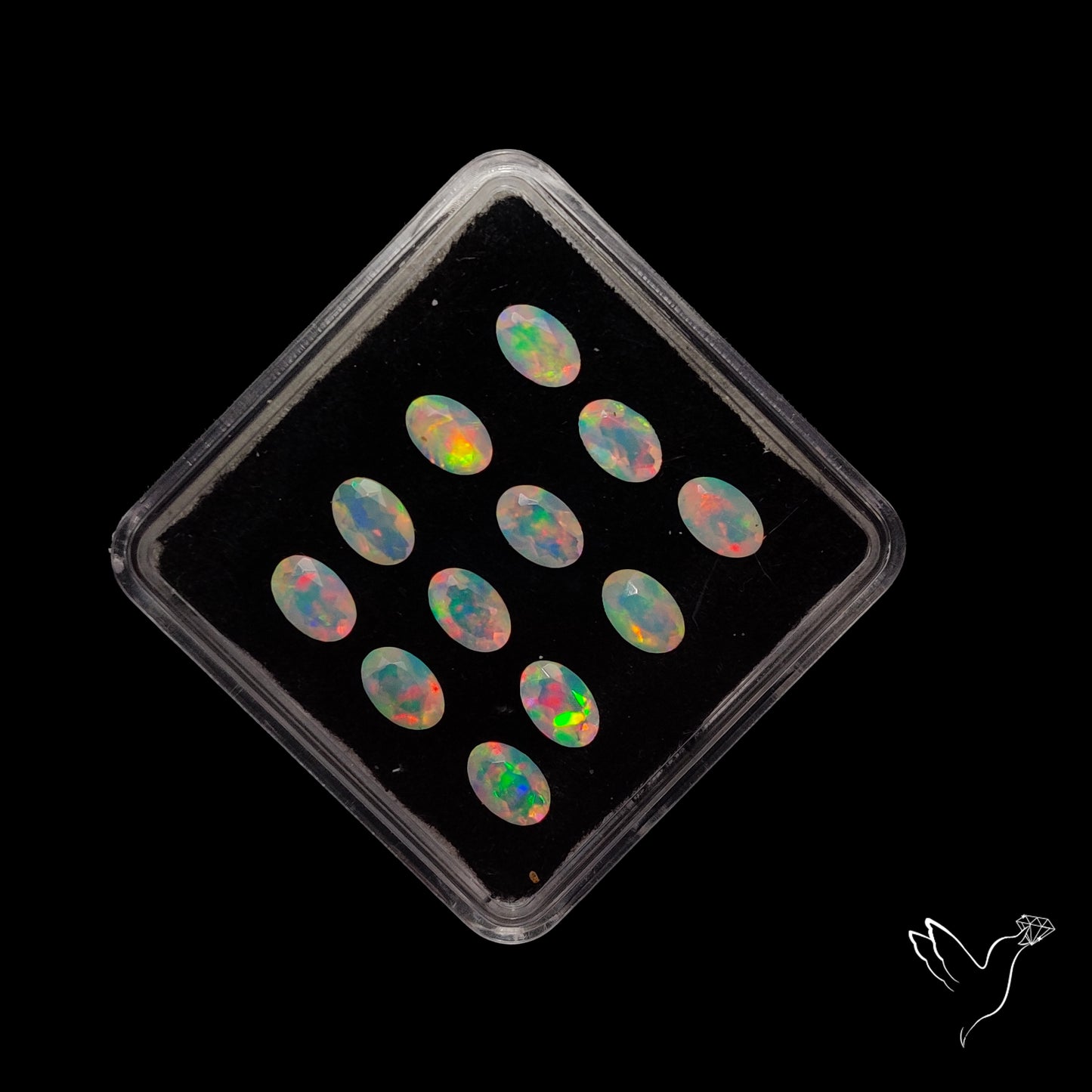 AAA Faceted Ethiopian Opals Set