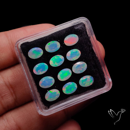 AAA Faceted Ethiopian Opals Set