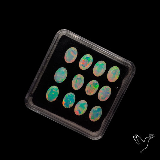 AAA Faceted Ethiopian Opals Set
