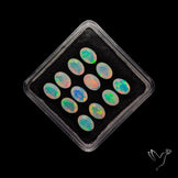 AAA Faceted Ethiopian Opals Set
