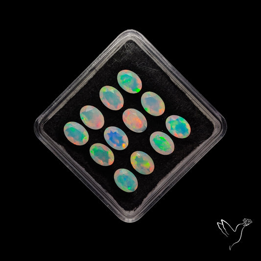 AAA Faceted Ethiopian Opals Set