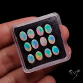 AAA Faceted Ethiopian Opals Set