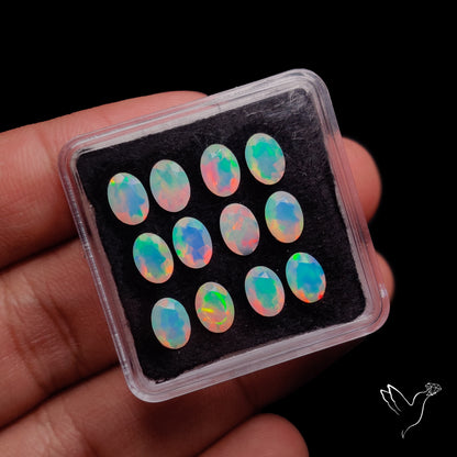 AAA Faceted Ethiopian Opals Set