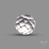 Checkerboard Cut Himalayan Quartz Ball Carving