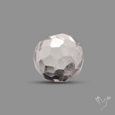 Checkerboard Cut Himalayan Quartz Ball Carving