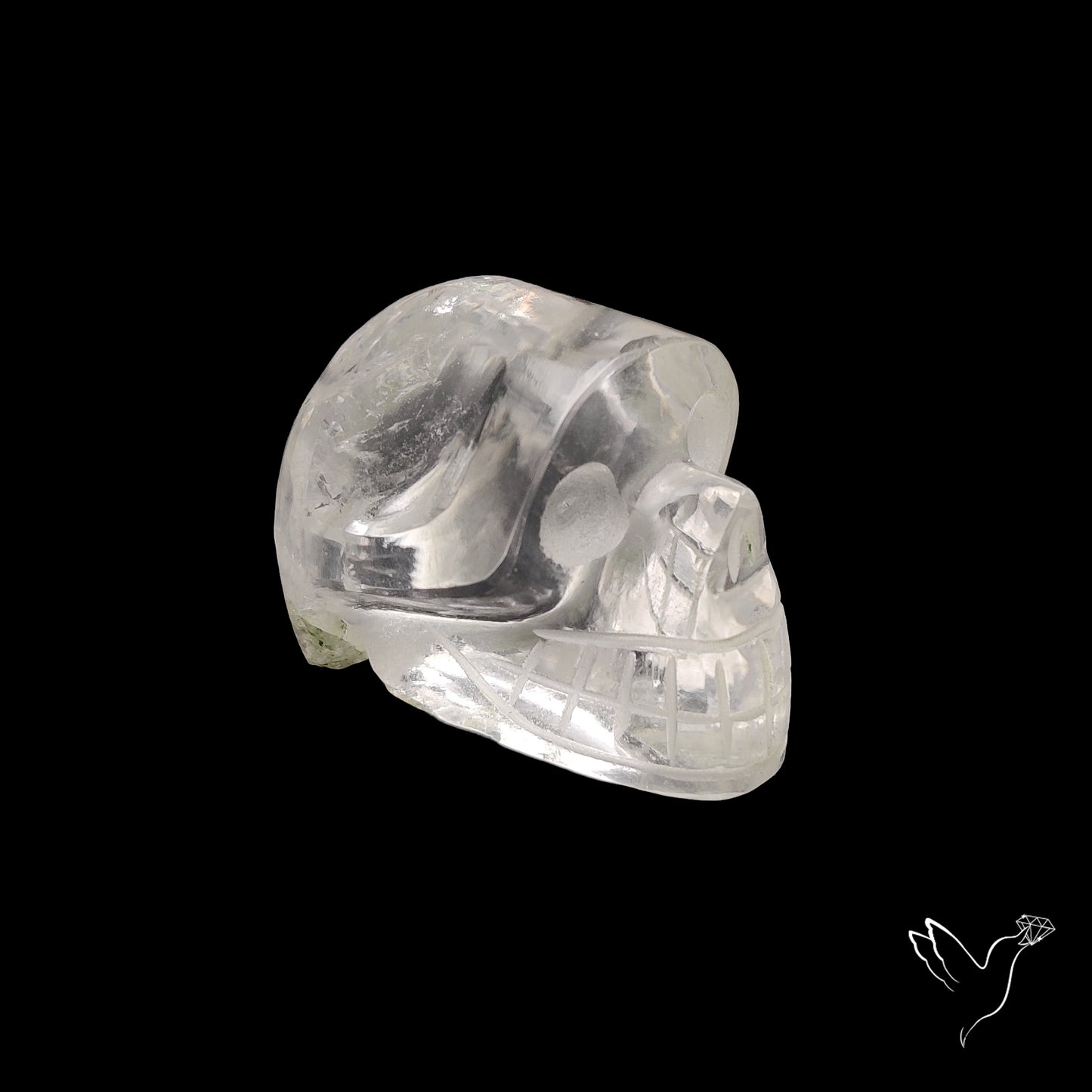 Himalayan Quartz Skull Carving