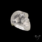 Himalayan Quartz Skull Carving
