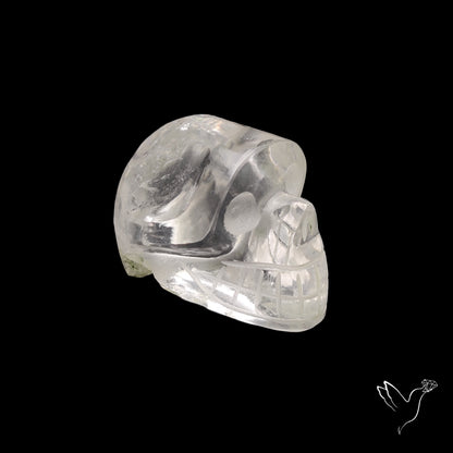 Himalayan Quartz Skull Carving