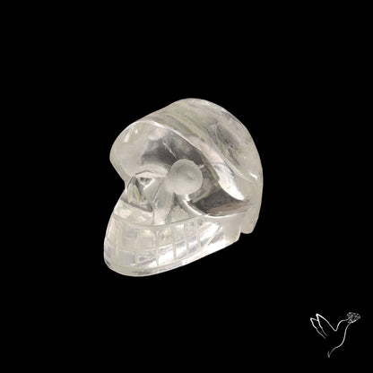 Himalayan Quartz Skull Carving