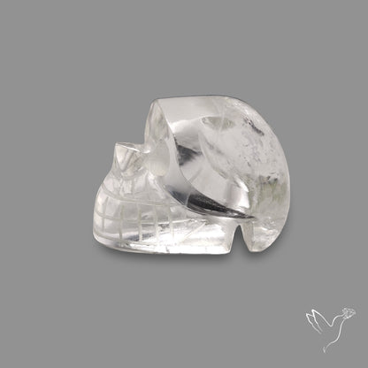 Himalayan Quartz Skull Carving