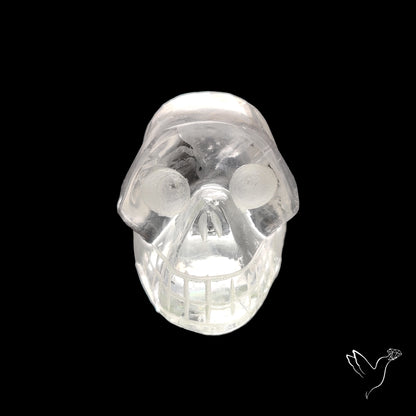 Himalayan Quartz Skull Carving