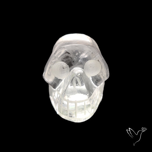 Himalayan Quartz Skull Carving