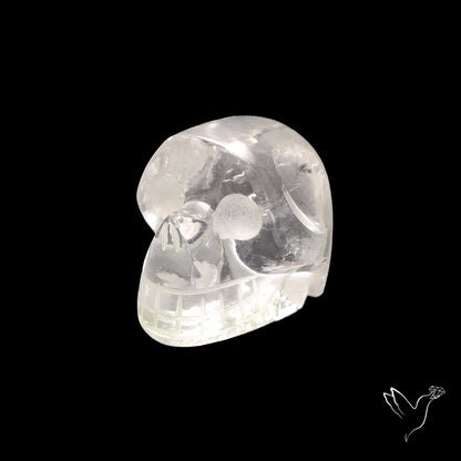 Himalayan Quartz Skull Carving