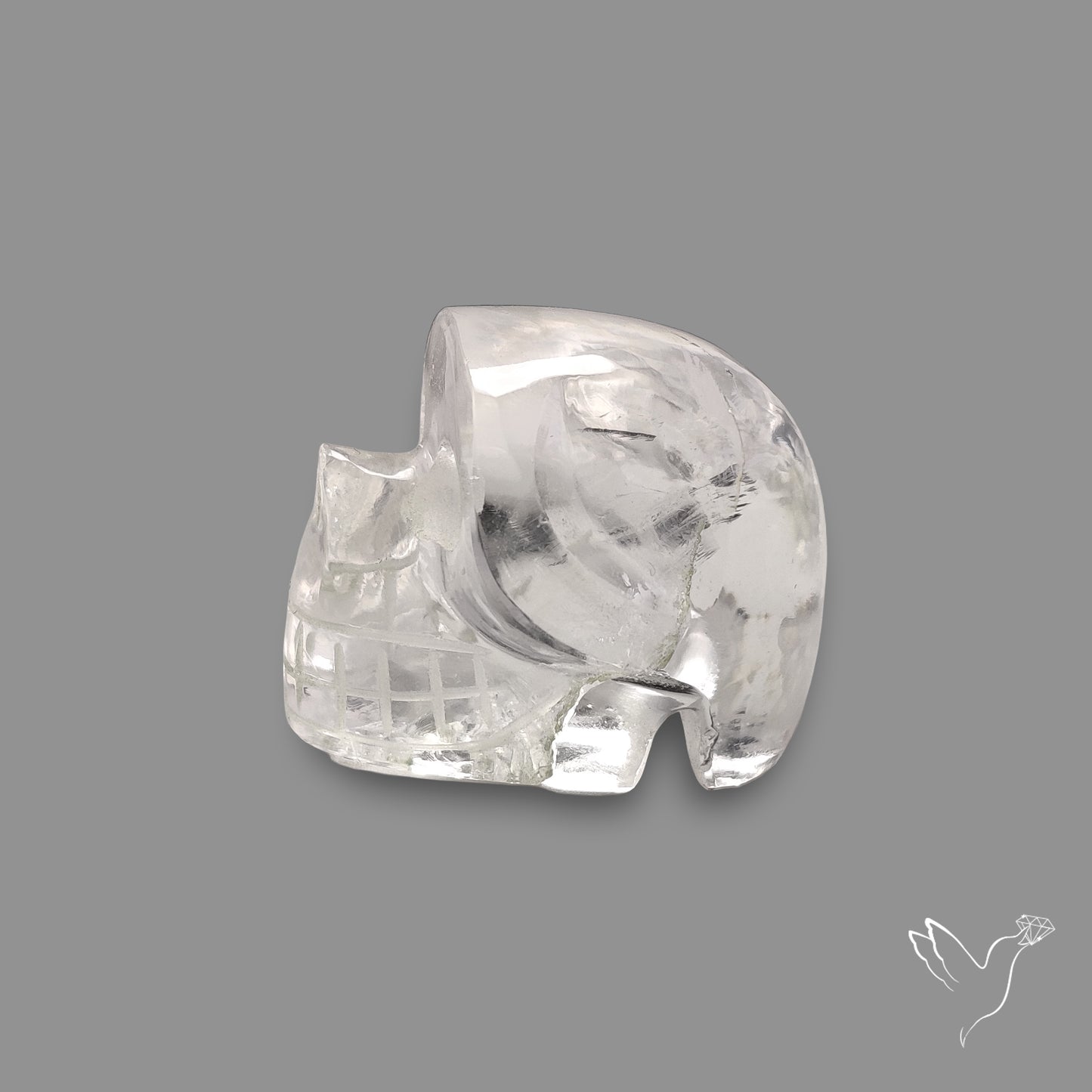 Himalayan Quartz Skull Carving