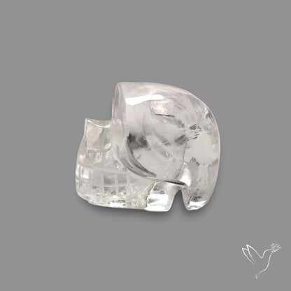 Himalayan Quartz Skull Carving