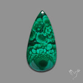 Malachite Cabochon Botryoidal Patterns