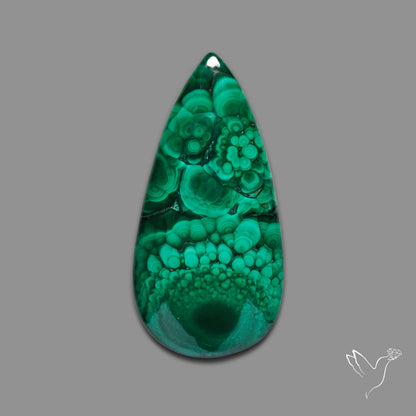Malachite Cabochon Botryoidal Patterns