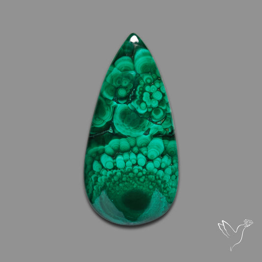 Malachite Cabochon Botryoidal Patterns