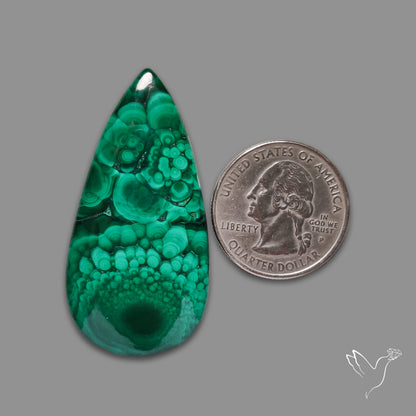 Malachite Cabochon Botryoidal Patterns