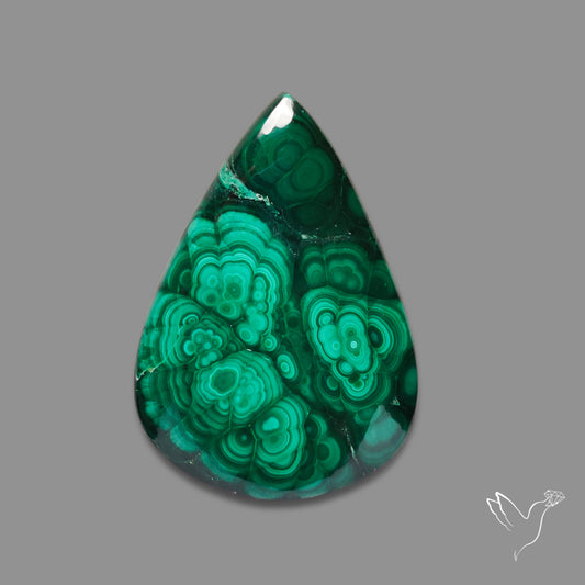 Malachite Cabochon Botryoidal Patterns