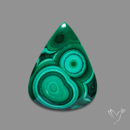Malachite Cabochon Botryoidal Patterns