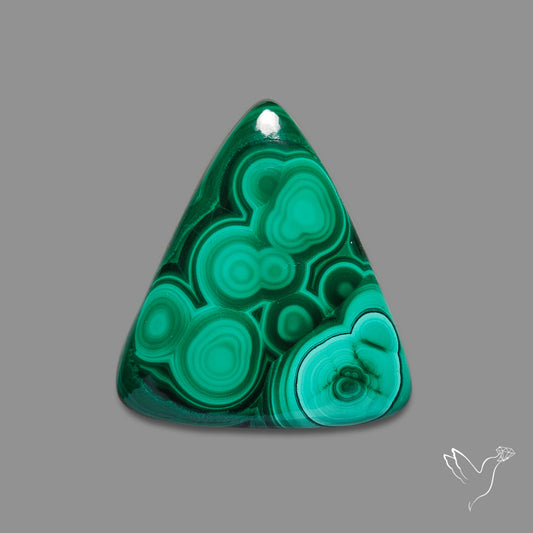 Malachite Cabochon Botryoidal Patterns