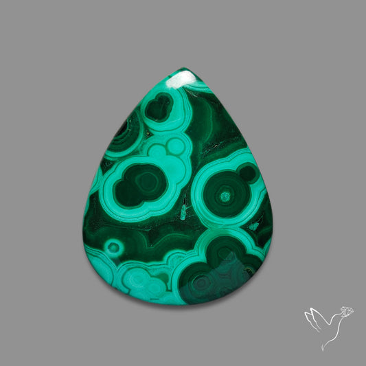 Malachite Cabochon Botryoidal Patterns