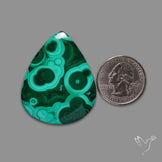 Malachite Cabochon Botryoidal Patterns