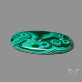 Malachite Cabochon Botryoidal Patterns