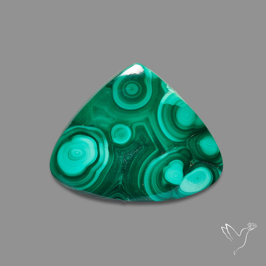 Malachite Cabochon Botryoidal Patterns