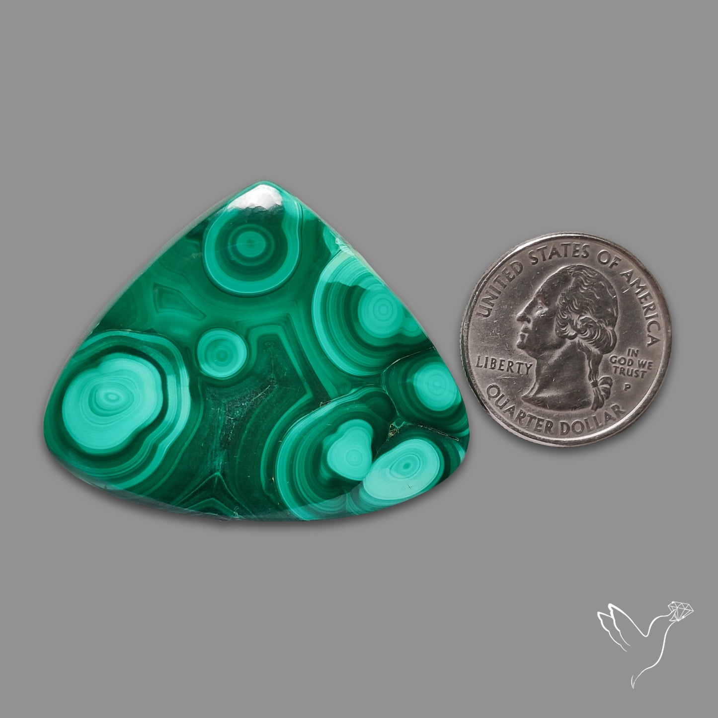 Malachite Cabochon Botryoidal Patterns