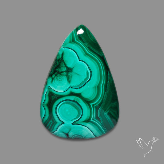 Malachite Cabochon Botryoidal Patterns