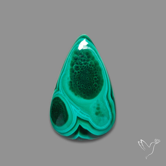 Malachite Cabochon Botryoidal Patterns