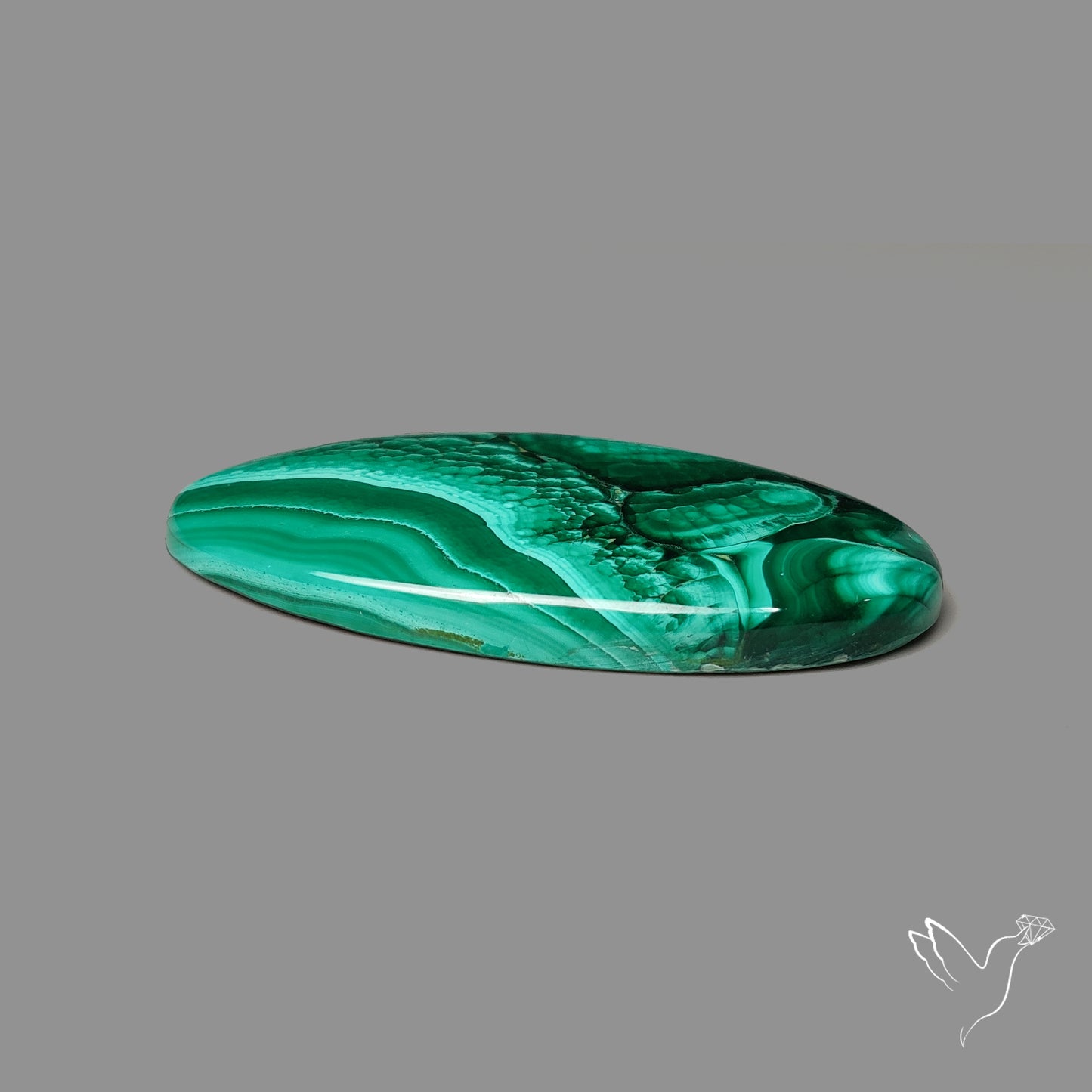 Malachite Cabochon Botryoidal Patterns