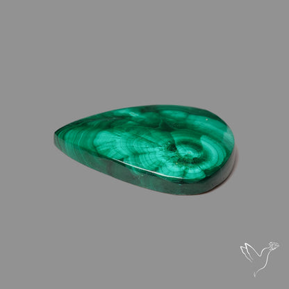 Malachite Stalactite Cabochon