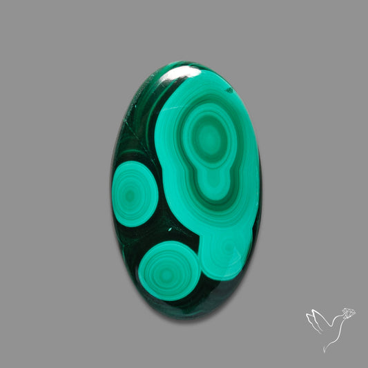 Malachite Cabochon Botryoidal Patterns