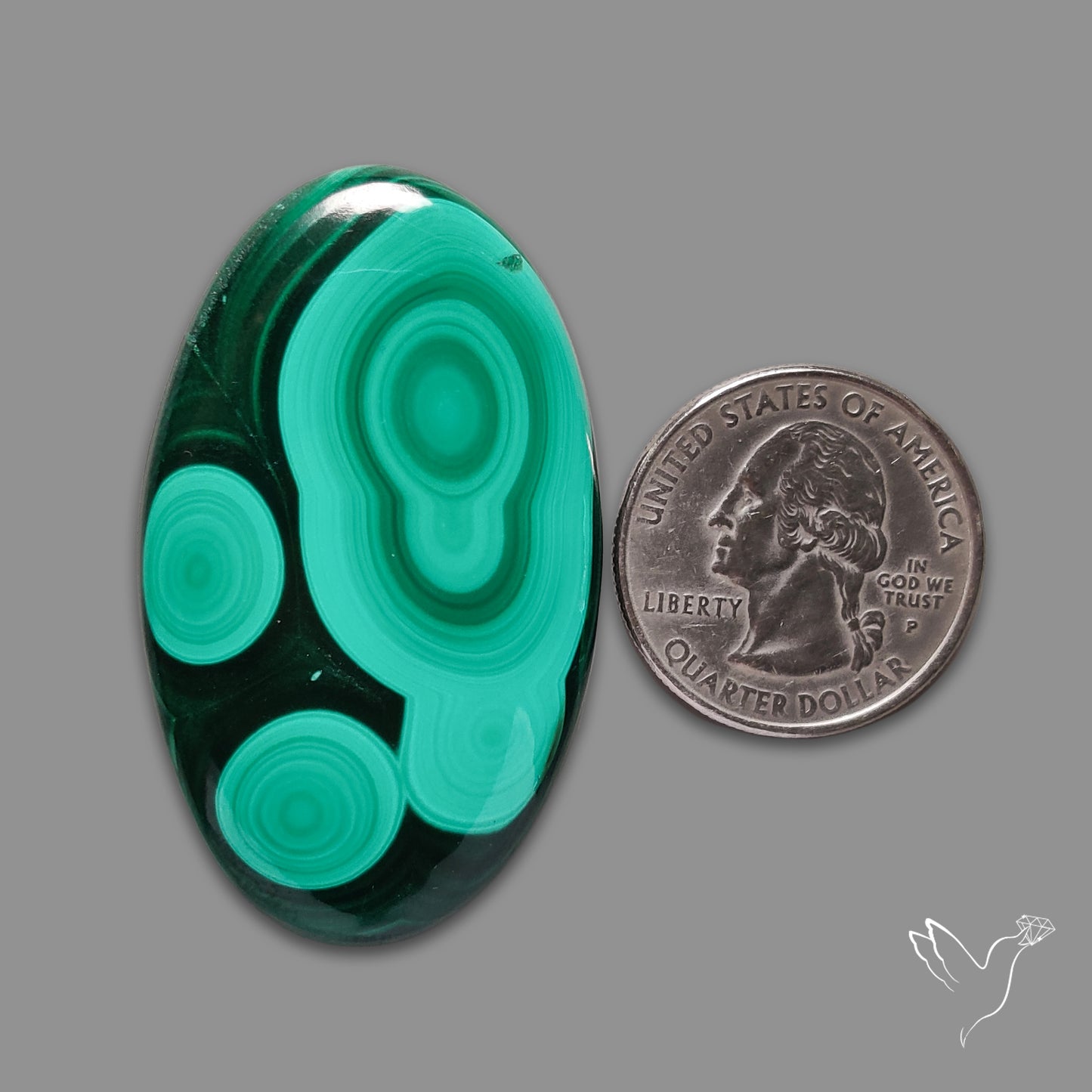 Malachite Cabochon Botryoidal Patterns