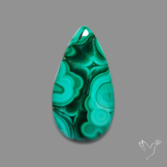 Malachite Cabochon Botryoidal Patterns