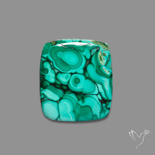 Malachite Cabochon Botryoidal Patterns