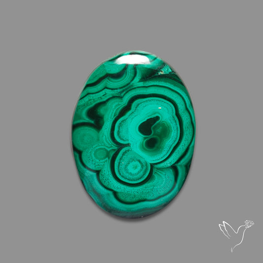 Malachite Cabochon Botryoidal Patterns